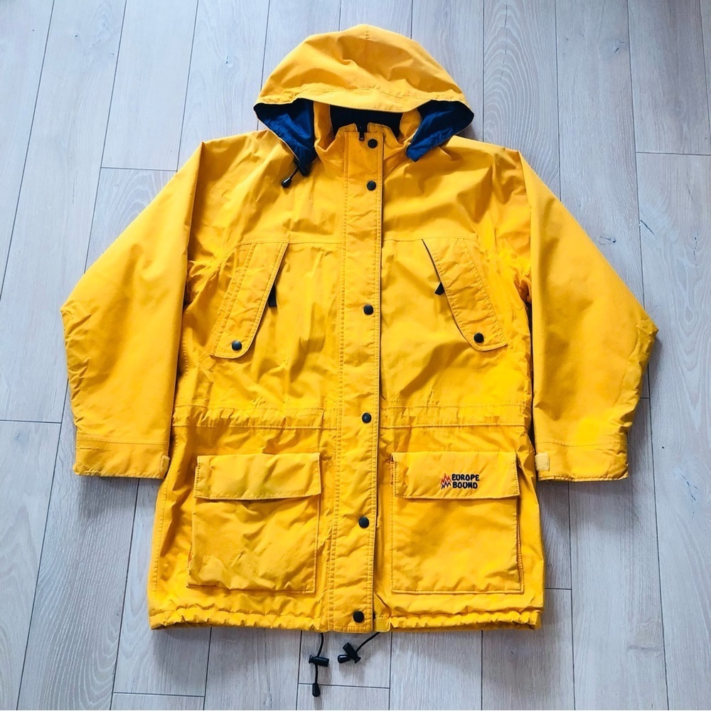 Vintage FAR WEST Europe Bond Gore-Tex Yellow Windbreaker Men’s Size M